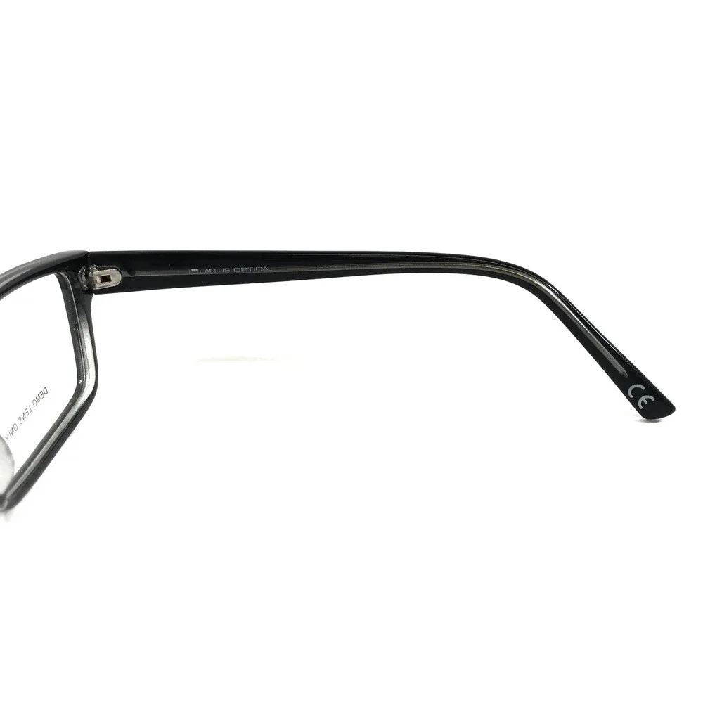 Lantis Optical Eyeglasses Frames CS L7006 BLK Black Rectangle Full Rim 57-17-145